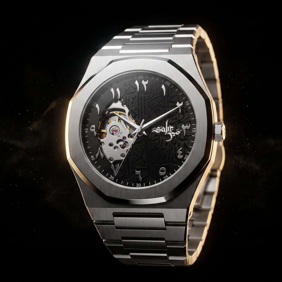 Layl Noir - Arabic Dial Watch
