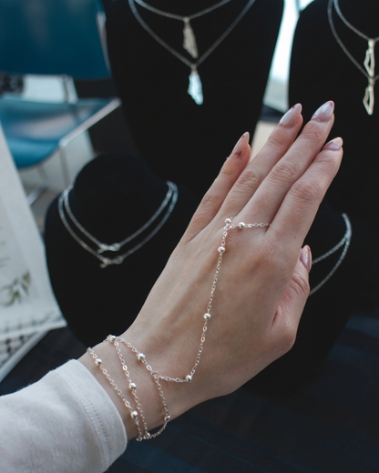 Silver Hand Chain