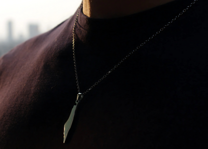 Silver Palestine Map Necklace