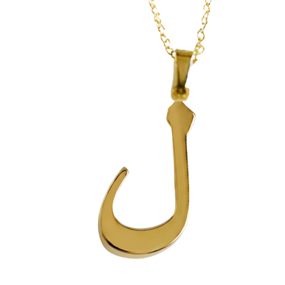Arabic Single Letter Necklace