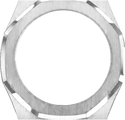 316L steel case and bezel